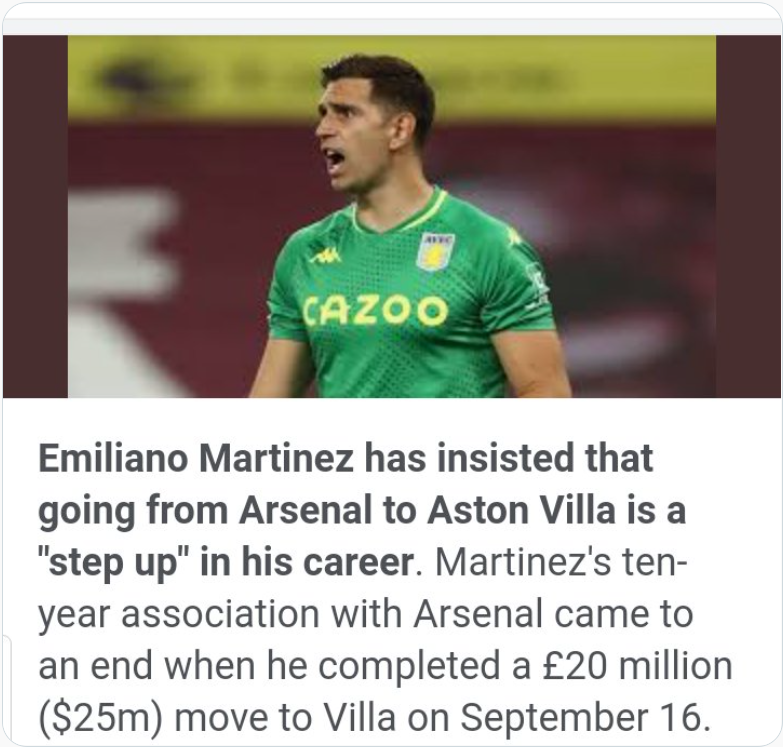 0neAstonVilla's tweet photo. How right he was, @emimartinezz1 world No1 Keeper, no debate.
Copa América winner 2021 and Golden Glove
UEFA Cup of Champions 2022
FIFA World Cup winner 2022 and Golden Glove
Show me a goal keeper with a better CV over the past 12 months, I'll wait. #AVFC https://t.co/X3KZfkda0o
