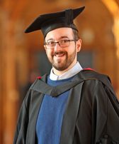 DrMGhisoni's tweet photo. So proud of this young man who has been an Expert by Experience with @BangorUni @SHSBangor for many years. Here he is attending the graduation for the first time as an Honorary Lecturer in his cap and gown. Permission sought before posting his picture.🎓👏 #narrativepractice https://t.co/pXoz3ajtx0
