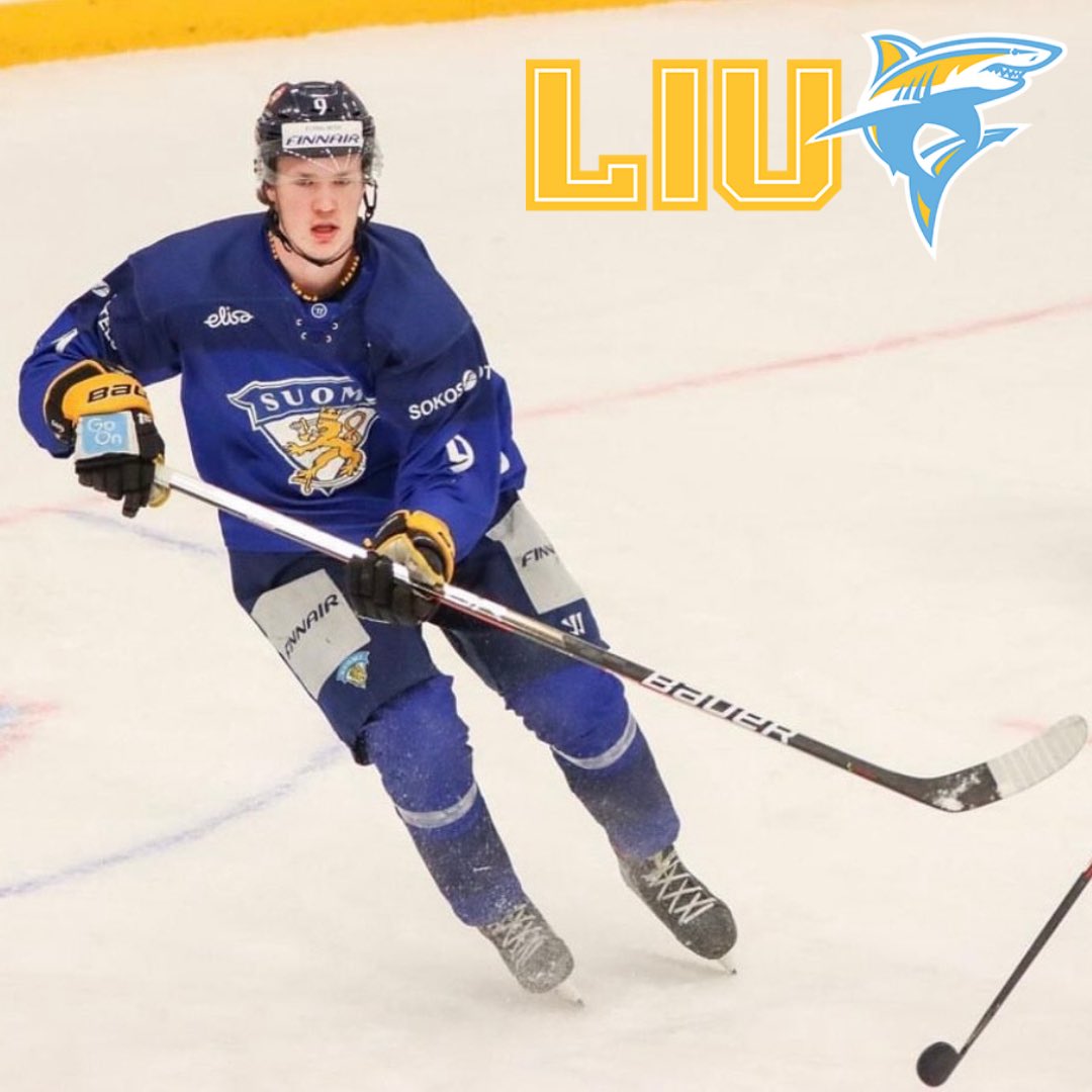 Congratulations to <a href="/tapparanuoret/">Tappara A-nuoret</a> and <a href="/KalPa_Hockey/">KalPa</a> alumni defenseman Atte Lehikoinen on committing to <a href="/LIUMHockey/">LIU Men’s Ice Hockey</a>! #ncaahockey 🇫🇮