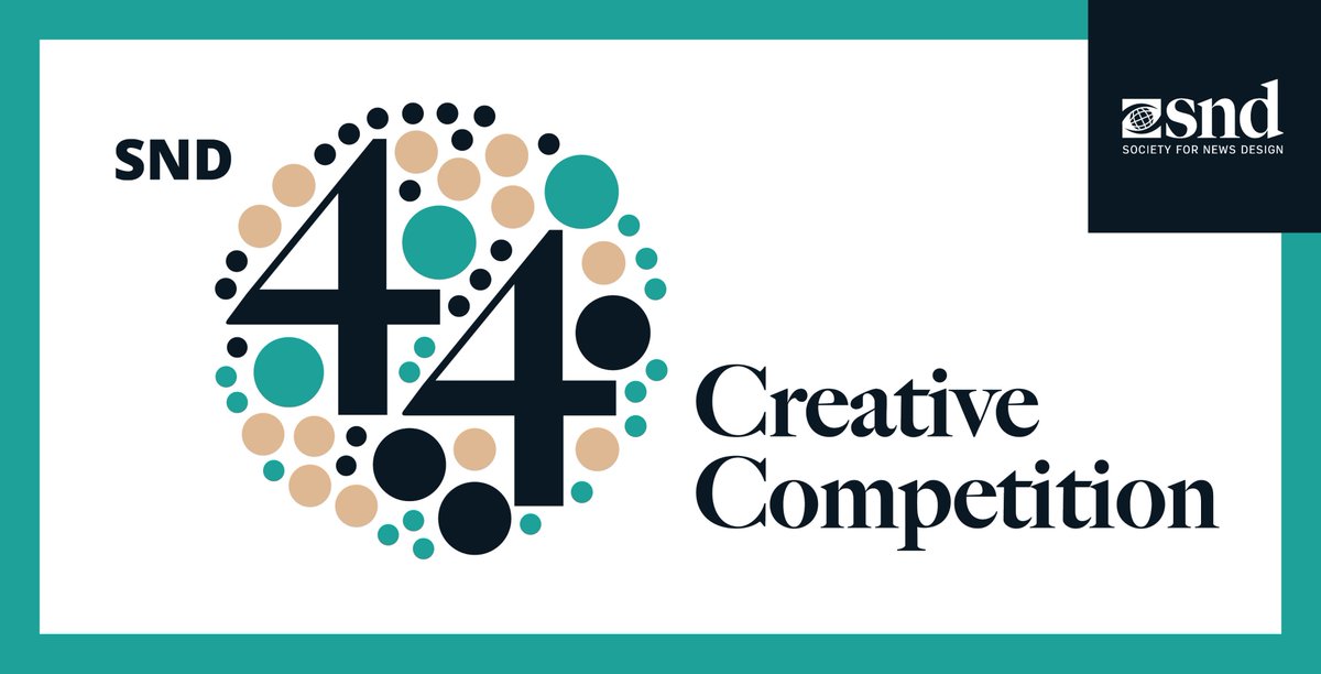 The Best of News Design Creative Competitions’ Call for Entries is on our website! Here’s a thread of the biggest changes to the competition this year. Read it all here: snd.org/best-of-design… (1/7)