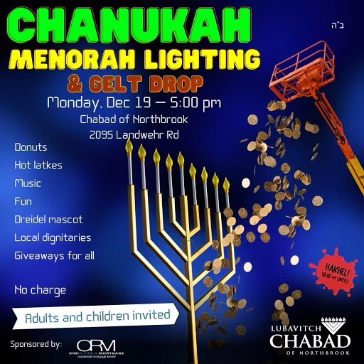 𝗛𝗲𝗿𝗲'𝘀 𝘁𝗼 𝗮 𝗯𝗿𝗶𝗴𝗵𝘁 𝗮𝗻𝗱 𝗺𝗲𝗮𝗻𝗶𝗻𝗴𝗳𝘂𝗹 𝗖𝗵𝗮𝗻𝘂𝗸𝗮𝗵🕎
Come join us tonight in #Northbrook, IL for a family-fun #Chanuka event! Thank you sponsors &amp; One Republic Mortgage for the invite. 
View Homes in Northbrook: bit.ly/northbrookhome…