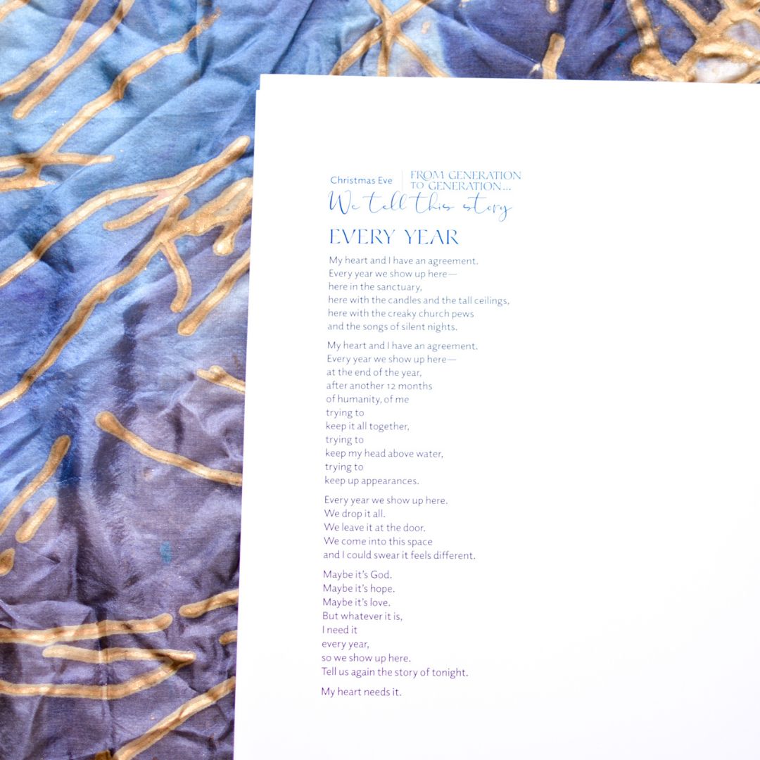 MIPresby's tweet photo. "Every year we show up here—
at the end of the year,
after another 12 months
of humanity, of me
trying to
keep it all together,
trying to
keep my head above water,
trying to
keep up appearances."

— from “Every Year” by Rev. Sarah Speed | @sanctifiedart https://t.co/Nm7APhptLa