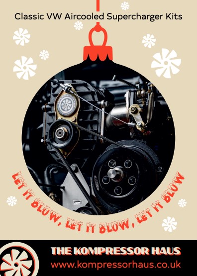 Hope you all have a supercharged Christmas and best wishes for 2023. #vw #beetle #aircooled #amr500 #supercharged