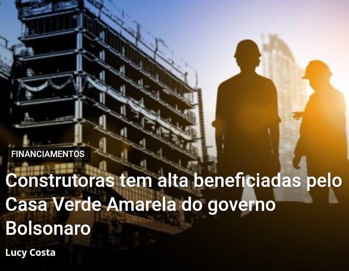 InvestidoresO's tweet photo. Construtoras tem alta beneficiadas pelo Casa Verde Amarela do governo.
 As ações de empresas de construção civil têm dia positivo na 

#INVESTIMENTO #CVA #CONSTRUTORAS #CURY3 #HABITAÇÃO #PROGRAMAHABITACIONAL #CASAPROPRIA #TEND3 #EZTEC3 #GFSA3 #DIRR3 #MRVE3
https://t.co/BgaK076SXi https://t.co/IneL3IzdwQ