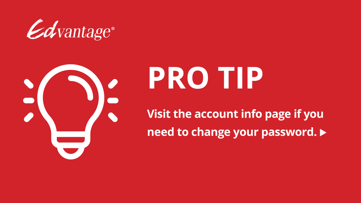 osstf's tweet photo. Log in to Edvantage today! Follow the step-by-step instructions on the Account Info page if you have forgotten your password or simply want to change it.
Learn more: https://t.co/Wlc0i7S2kJ
#Edvantage #ExclusiveSavingsProgram https://t.co/CuosutkbBG