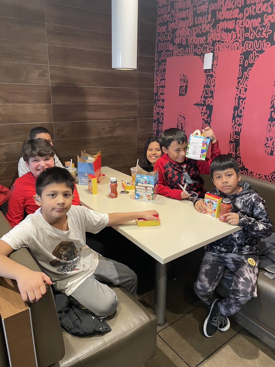 We worked hard preparing for our community trip to @mcdonalds! Students did great paying for their own lunches!