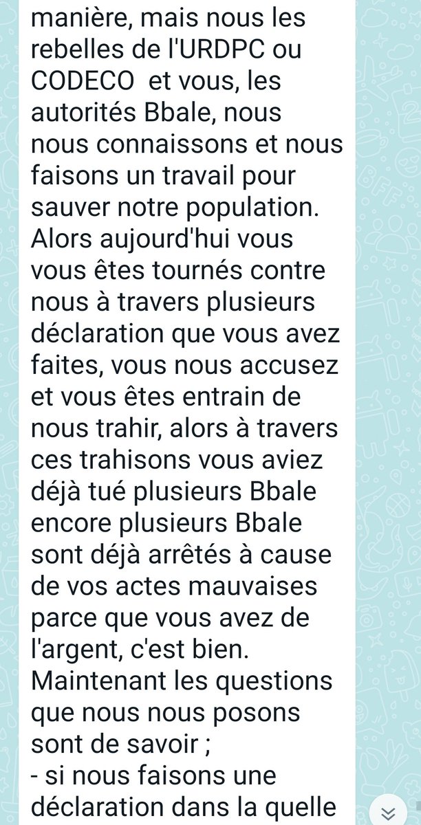 BasaZukpa's tweet photo. CODECO/URDPC tient à informer l'opinion publique que, le communiqué ci-dessous est un mensonge monté de toute pièce visant à ternir l'image de la communauté Lendu (Lori) et celle de l'URDPC/CODECO engagée et déterminée pour la recherche d'une paix durable. https://t.co/WV5Ukkuopg