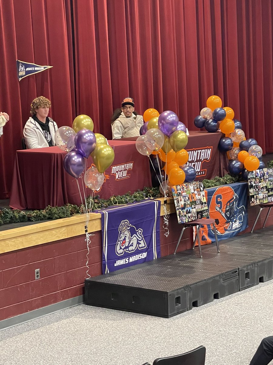 Congratulations Collin (JMU) and Ike (Syracuse) on their commitment to play at the next level.  MV is extremely proud and will miss you guys.