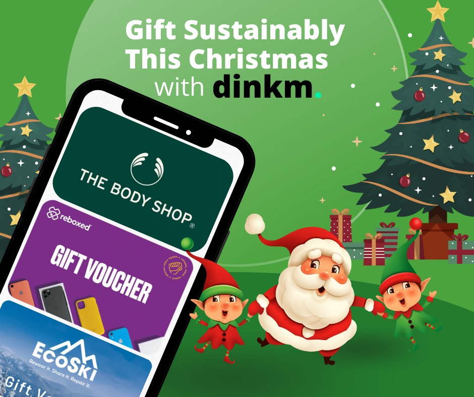 🎁🌱Give more than a gift card this Christmas. Make magic happen with an eco-friendly digital gift card from dinkm. Huge range of brands to choose from. Delivered instantly!
#giftcard #digitalgiftcard #ecofriendlygifts #giftshopping #giftvoucher #giftideas #christmasgifts