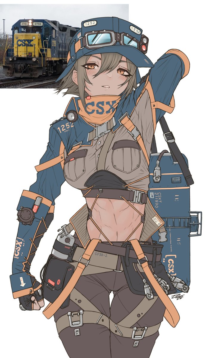 「trains #characterdesign 」|zhvo (comms closed)のイラスト