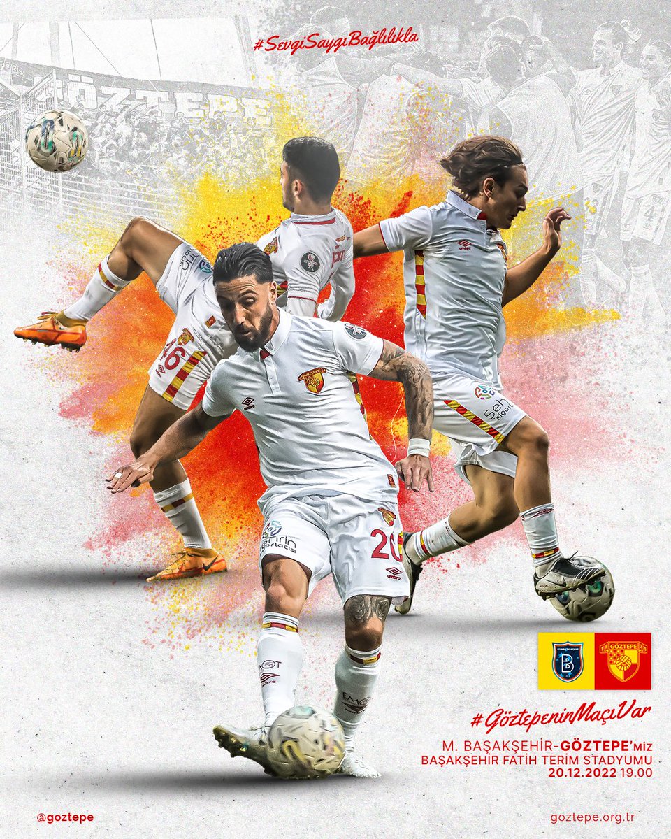 Bugün 20 Aralık 2022 #GöztepeninMaçıVar #SevgiSaygıBağlılıkla