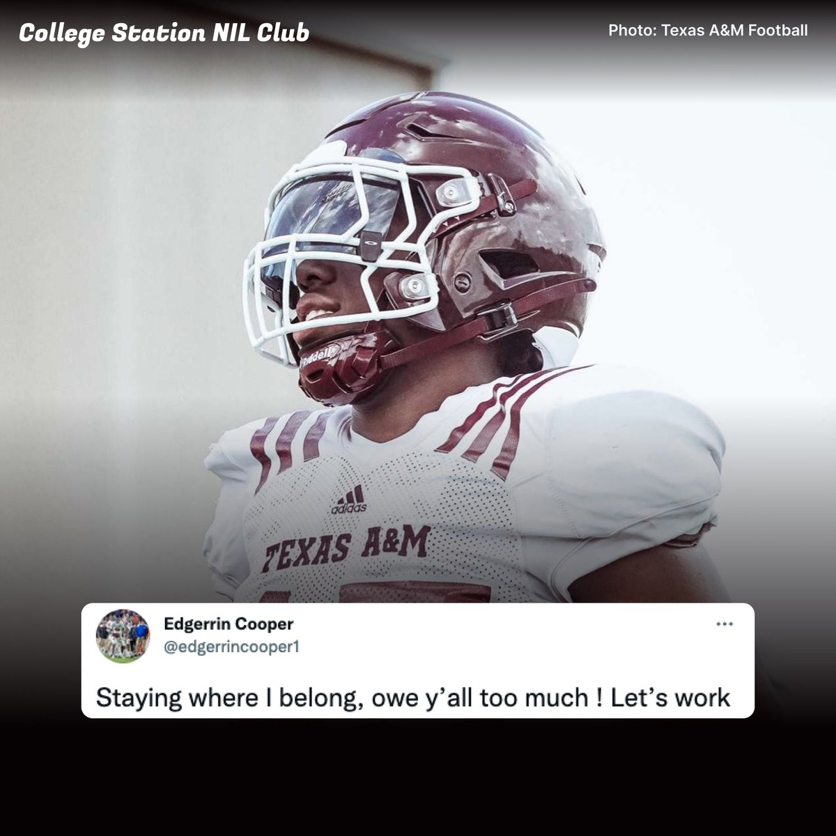 College Station NIL Club tweet media