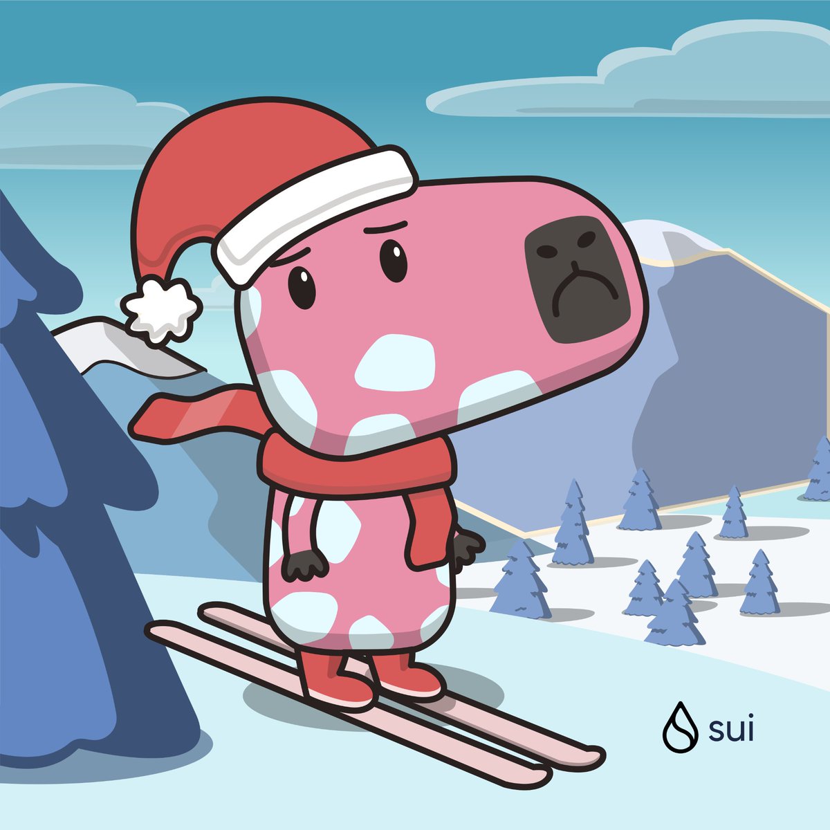 🎁 I just unboxed my Sui Holiday Capy! ❄️ 
Create your own Capy here:  capy.art #CapyHolidays