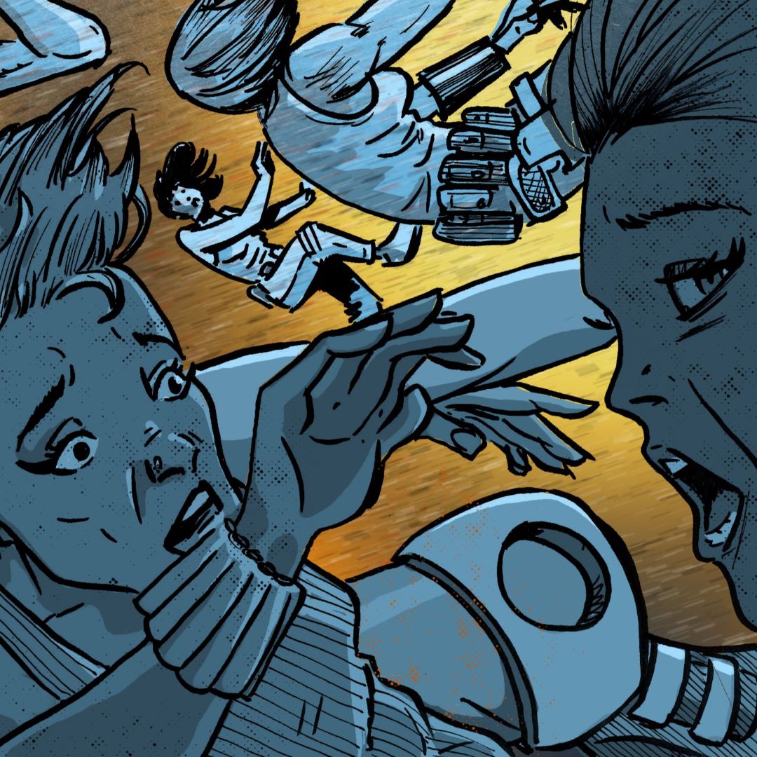 KMoravec314's tweet photo. Some panels from the Crimsisters space comic by @pawnderous.
Art by @noliverlowdy, colors by me!
💫🪐🚀🪐💫
-=֍=-
#comicartist #colors #comicartwork #comics #digitalart #halftone #illustration #indie #indieartist #spacecomics #indiecomicpanels #indiecomics #suffolkartist https://t.co/ZsH3r5EFEl