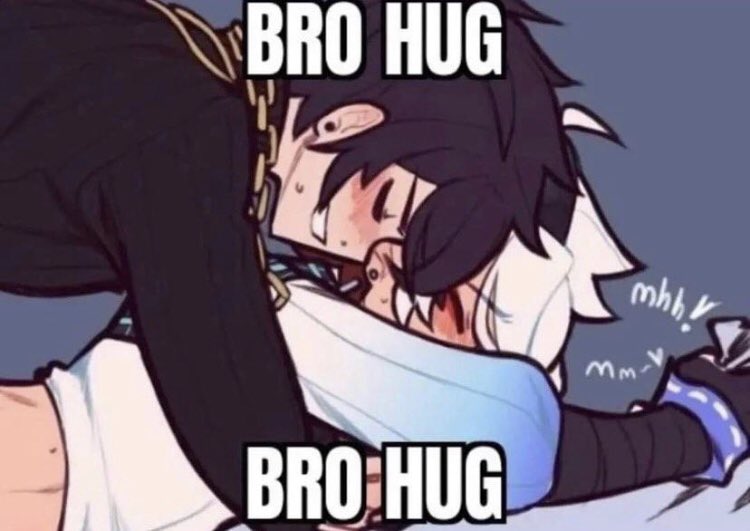 VesktZ's tweet photo. Bro hug https://t.co/5xJCmobPlA