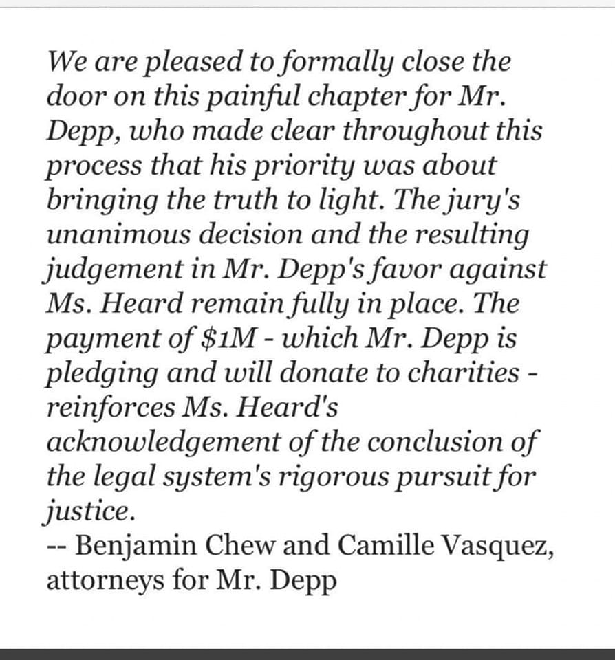 dreamadcollins's tweet image. #TRUTHWON
#JohnnyDeppKeepsWinning 
#JOHNNYDEPPISASURVIVOR
#AmberTurd