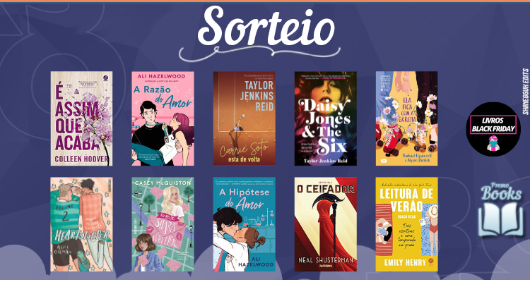 📚SORTEIO DE LIVRO 

🏆UM livro dentre as opções do banner ou outro até R$40! 

↪️Regras:
- Seguir: <a href="/Promobooks4/">PromoBooks 📚</a>
 e <a href="/bookblackfriday/">Livros Black Friday</a>
 - Dar RT nesse tweet (sem citar)
- Comente qual livro gostaria 

Resultado: 25/12📚🍀