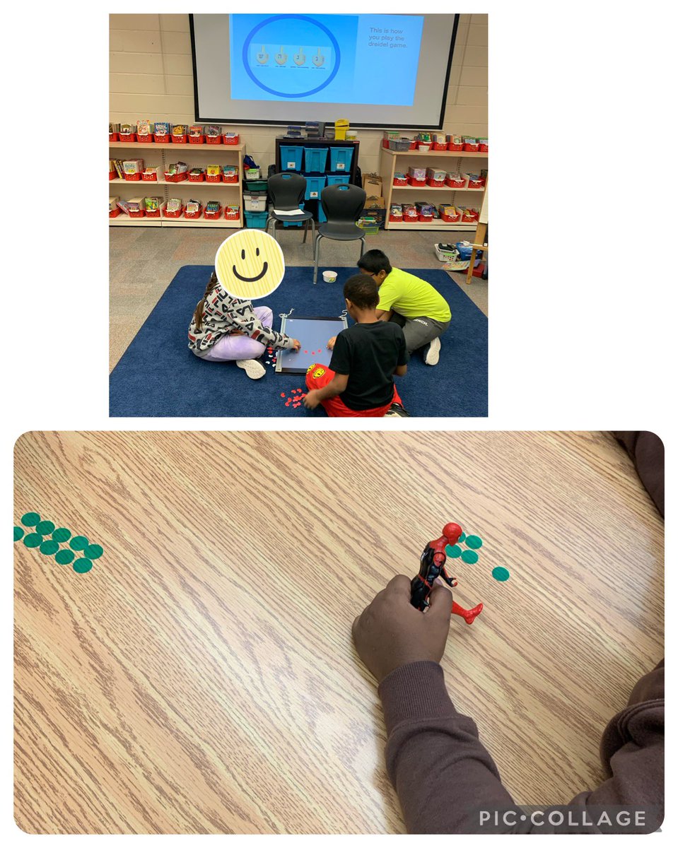 Hanukkah lesson, read aloud, and the dreidel game!