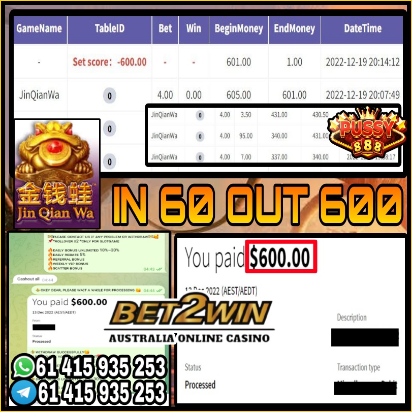 2win_bet's tweet photo. ⚜️Bet2Win Aus Online Casino⚜️

🔮Game Menu
:PUSSY888~ JIN QIAN WA
 IN
:$60
Withdraw
:$600

Welcome Bonus 100%
Daily Bonus Unlimited 10%~30%

Contact us
:https://t.co/TkZPYlGiAc

#Australia #Australian #GamblingTwitter #onlinecasino #onlinepoker https://t.co/PM7RrYgL0p