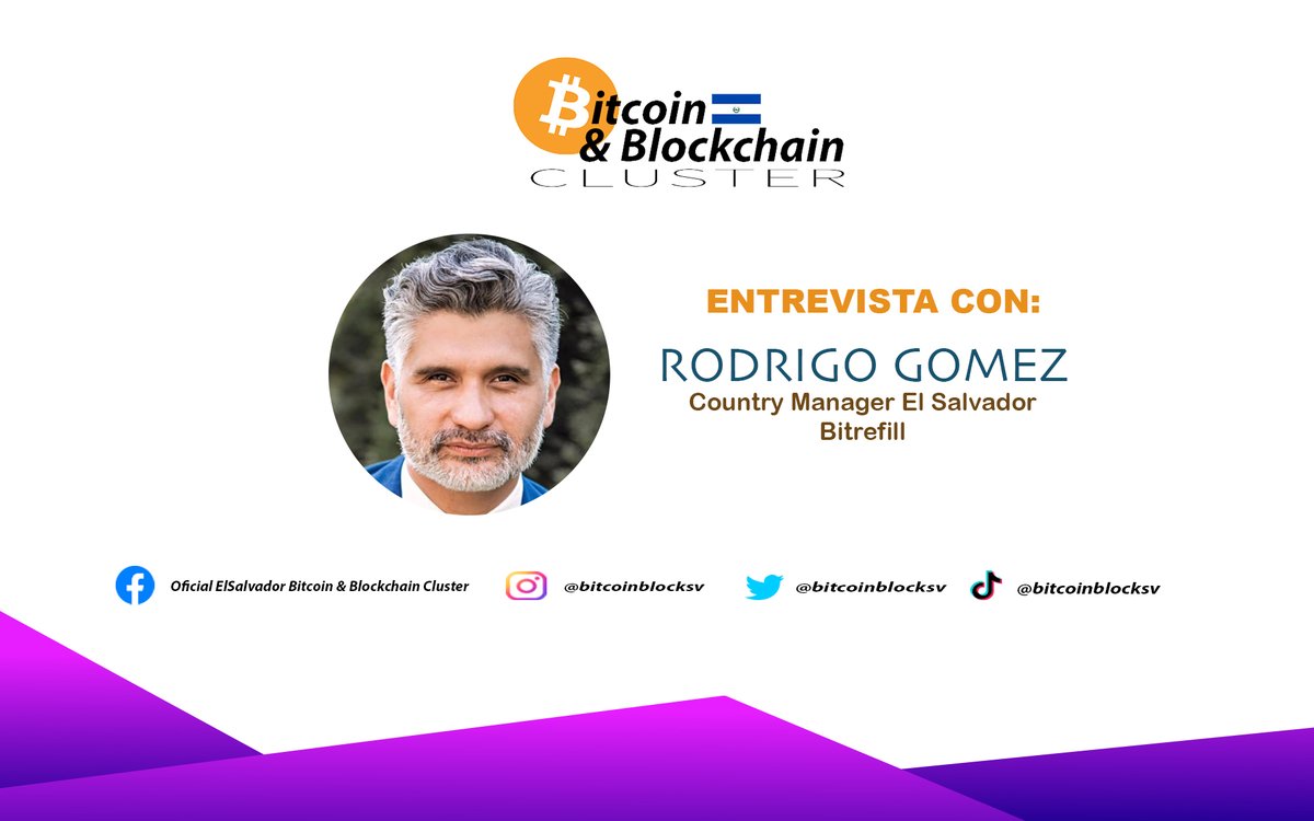 BitcoinBlockSV's tweet photo. Áca puedes ver la entrevista con nuestro invitado especial Rodrigo Gomez, Country Manager El Salvador Bitrefill
https://t.co/aAO47x5Lbv https://t.co/mmBXFfrds8
