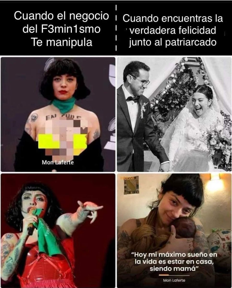 SergioFratti's tweet photo. #LaFalaciaDelFeminismo |
La mayoría de Feministas solo están tratando de ocultar o compensar un trauma, un desamor, una decepción, un resentimiento... En el fondo saben que lo que gritan a los 4 vientos no es verdad

#FeminismoNo #MachismoNo #SalvemosALaFamilia #LaResistencia https://t.co/GbhJT82iiq