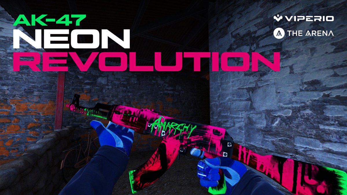 viperioesports's tweet photo. On the 8th day of #VIPMASS, Viperio sent to me...

... ANOTHER CSGO GIVEAWAY!

🎁 AK-47 | Neon Revolution [MW]

➡️ Follow @viperioesports &amp; @PlayTheArena
🔁 Retweet this tweet
⬇️ Tag a friend below

🎄 Winner announced Christmas Day! [Day 8/12] https://t.co/RxztOjt2nI