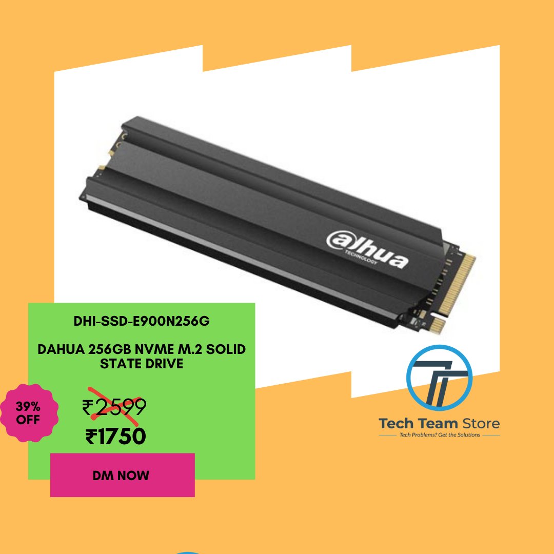 TTStoreCCTV's tweet photo. 🥳 😍 🤩 Dahua 256GB NVMe M.2 Solid State Drive DHI-SSD-E900N256G🥳 😍 🤩 

#cctvcamerainstallation #cctv #cctvcamera #cctvcamerasservice #cctvinstallation #cctvcameras #hikvision #security #securitysystem #securitycamera #cctvonline #securitycameras #hikvisioncctv #camera https://t.co/wdvLsDxHnr