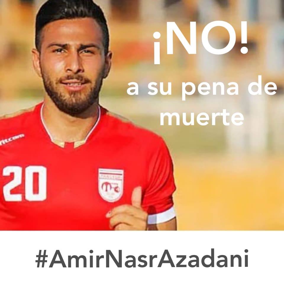 Say NO! to his death. #AmirNasrAzadani Say NO!! To the death penalty.