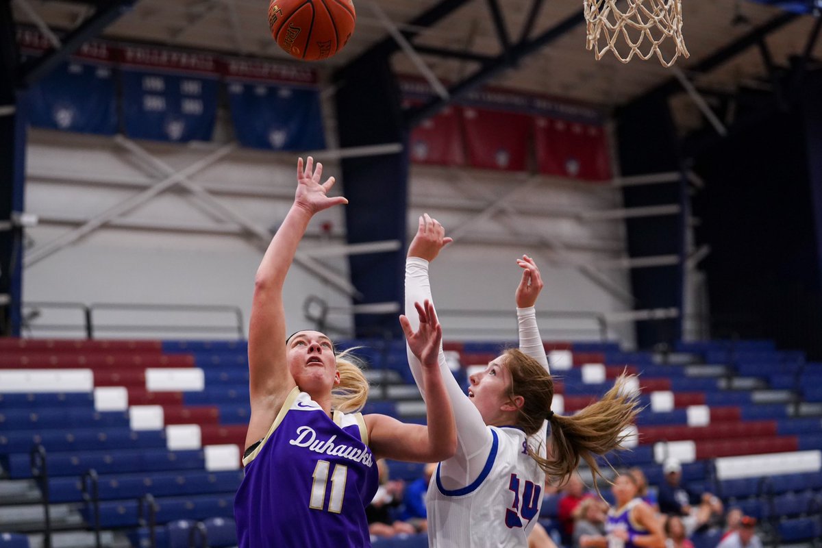 Duhawks take a big win 73-31 against Hanover College! #goduhawks