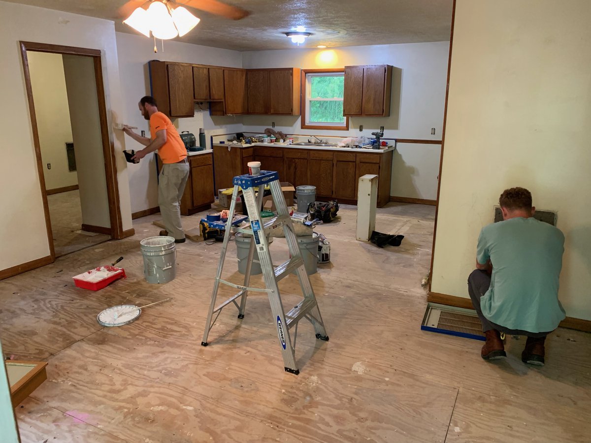 lifeatgray's tweet photo. For months, Gray has partnered with HOMES, Inc., an Eastern Kentucky affordable housing organization, to support the rebuilding effort following devastating flooding this summer. 

Read how this service is making a difference: https://t.co/AojDnNXC09. #EKYFlooding https://t.co/QoUQFcntYA