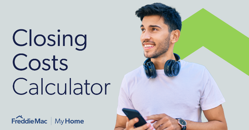 FreddieMac's tweet photo. As we near this year’s close, we’re reminded of the countless #homeownership possibilities and goals to be accomplished in the #NewYear. Start planning with our closing costs calculator and #MakeHomePossible in 2023.