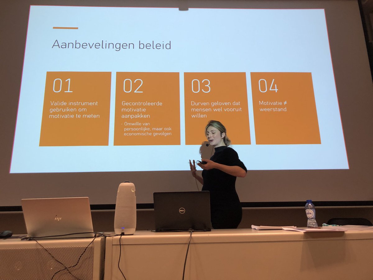 Say hi to our new doctor in town! Dr. Vanovenberghe defending her PhD on #motivation in the #returntowork  process. This line of research continues in the next years with the #evaluation of #motivationalcounseling in insurance medicine. For now: let’s celebrate!