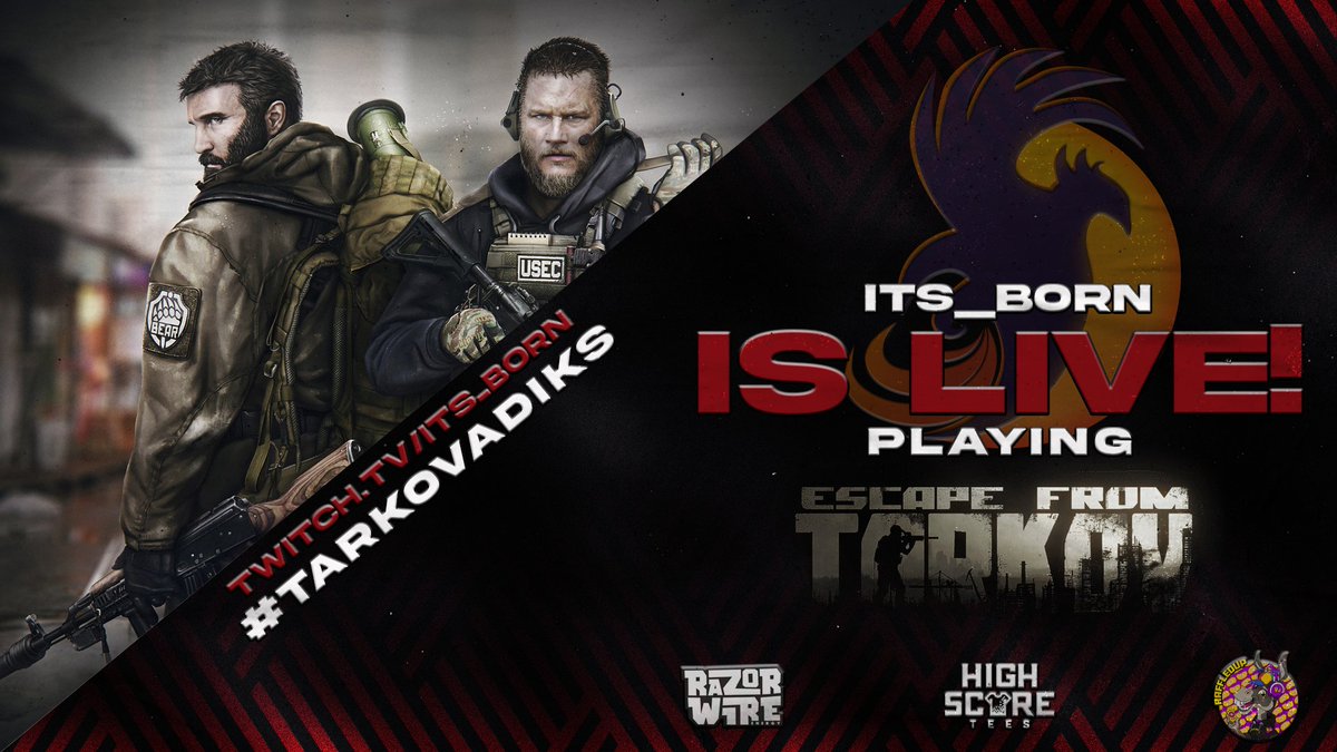 LIVE NOW

Tarky time over at twitch.tv/its_born

The Silverest Player in all of Tarkov attempts to quest and get juicy!

#EscapeFromTarkov #Tarkov #EFT