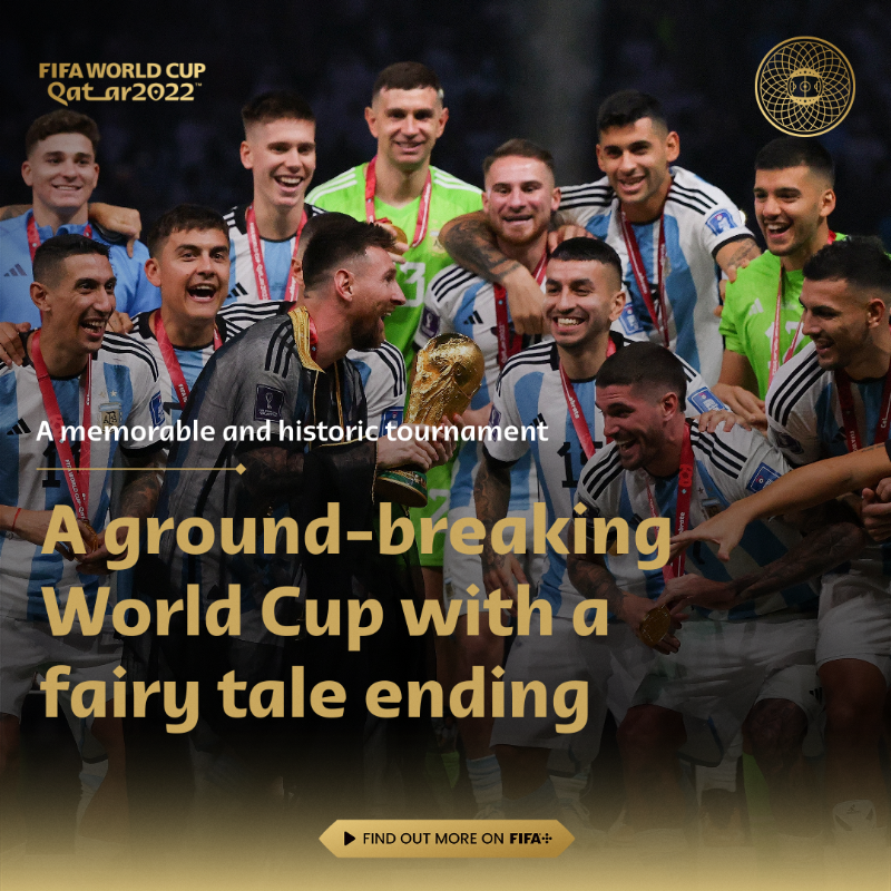 FIFAWorldCup's tweet photo. A tournament we'll never forget.

#FIFAWorldCup | #Qatar2022