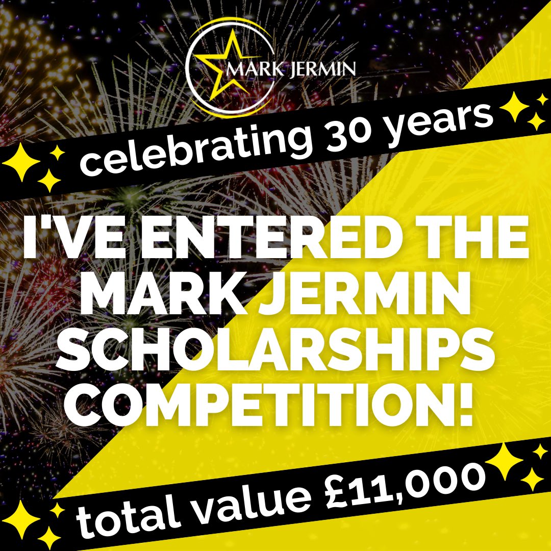 JennGouds's tweet photo. Iโve entered the @markjermin scholarships competition to celebrate 30 years of MJ and you can enter too! Visitย https://t.co/FftmiRzBt8ย #markjermin #themjway https://t.co/WUw4G60Wna