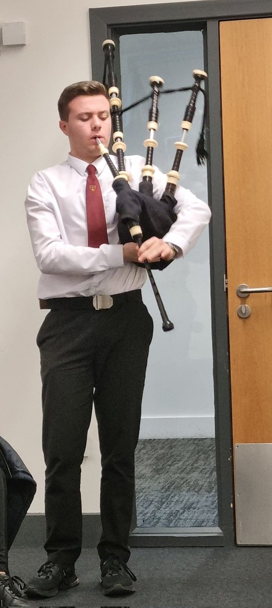 Can hardly believe that today we said a fond farewell to our dear friend, @PCKirsty with speeches and photos. But it wouldn't be @invacad cheerio without bagpipes and a cheer from the whole school! 🤩 We will miss you loads but wish you well and remember #weareinverclydeacademy