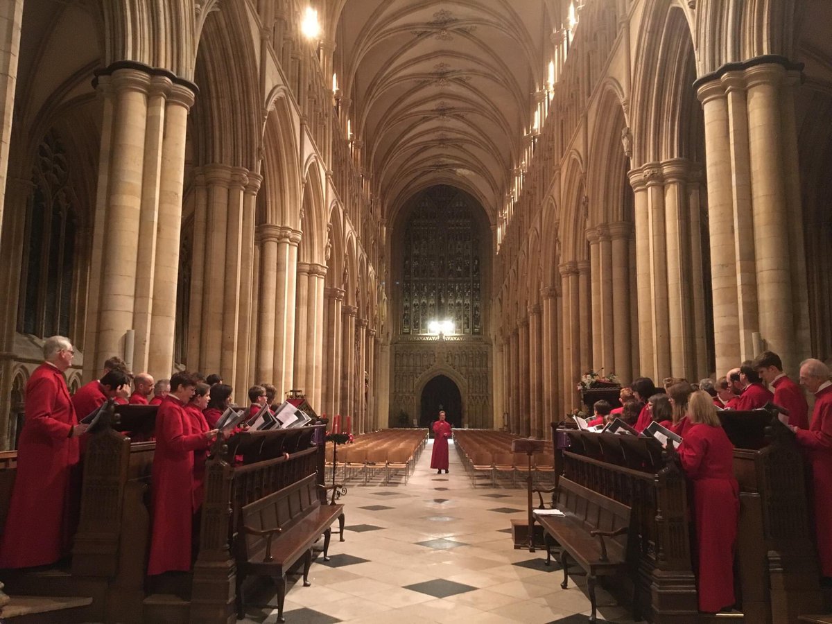 Do come and join our fabulous choir for a Service of 9 Lessons and Carols (it might just be 8...but you get the idea!)- Friday 23rd and Saturday 24th December at 6.30pm- all are welcome to this wonderful start to our Christmas celebrations #christmascarols #beverleyminster
