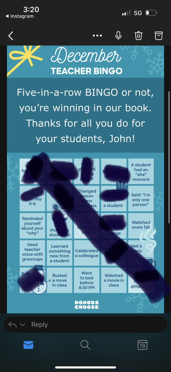 99jwp99's tweet photo. @DonorsChoose #teacherbingo https://t.co/s7c3GUZsJj