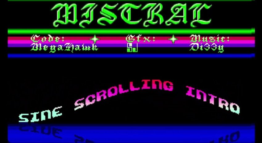 ikubex's tweet photo. Dumb question maybe. Can anyone point me to a good example of 6502 assembler for a simple sine scroller like ones in cracktros? Similar to this?
#commodore #commodore64 #c64games #c64gaming #c64 #cbm #cbm64 #commodoregames #commodore64games #8bit #8bitgames #retrocomputing https://t.co/T194ZL7LSE