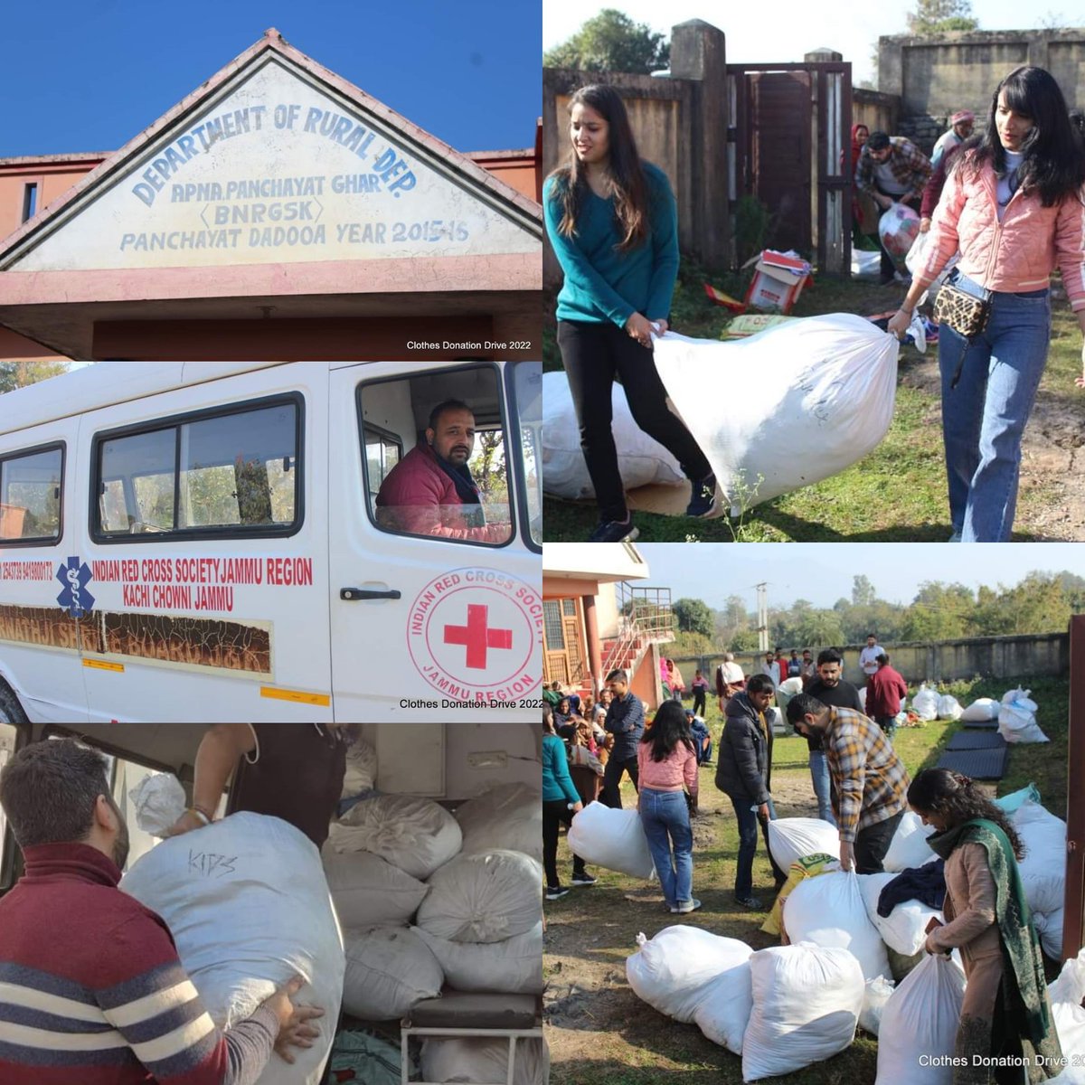 disha_jammu's tweet photo. Disha Volunteers with the support of 92.7 Big FM and Red Cross distributed the reusable warm clothes among the needy persons at Village Dadooa, Pouni Reasi. @OfficeOfLGJandK @AvnyLavasa  @BabilaRakwal @DMReasi @BIGFMJammu @RJjuhie @diprjk @JAMMULINKS @DicReasi https://t.co/gghuv9QLvR