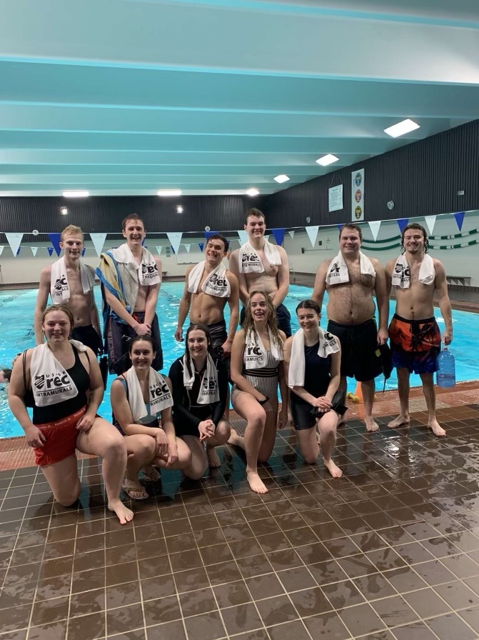 Congratulations to our CoRec Rec Innertube Water Polo league winners! 1st - Tube Erculosis and 2nd - Mathletes not Athletes 🤽🤩
