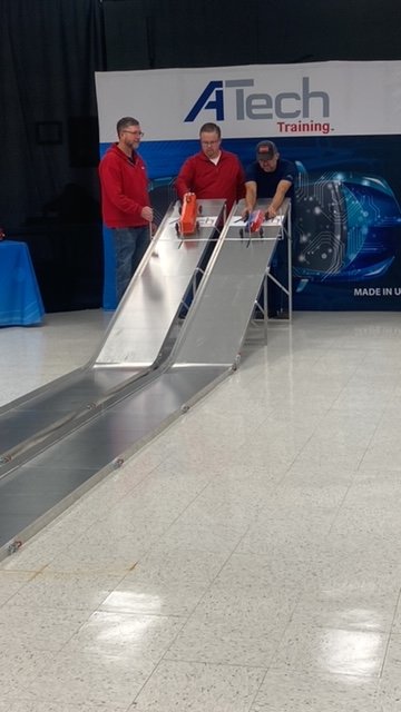 ATech_Training's tweet photo. Congratulations to Brian on winning our December Valve Cover Race! It was a very close race great job to all the participants! #ATechTraining #STEM https://t.co/kMd404yQGs