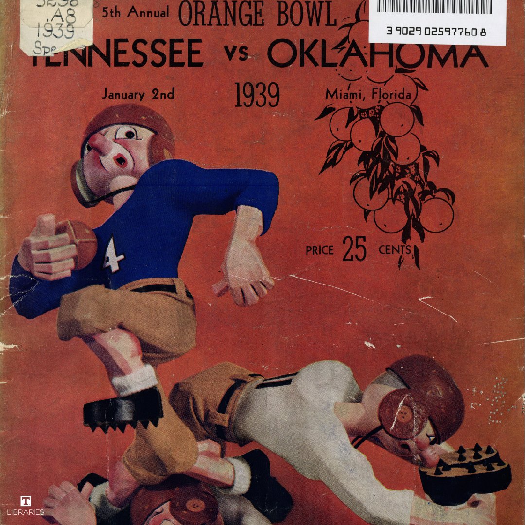 UT vs. Clemson on December 30…this ain’t our first bowl game! Look back to our 1998 win or even further back at the 1939 bowl game. Visit our digital collection of football guides dating back more than 100 years: 
digital.lib.utk.edu/collections/is… <a href="/UTKnoxville/">UT Knoxville</a> <a href="/Vol_Football/">Tennessee Football</a> <a href="/tennalum/">UT Knoxville Alumni</a>