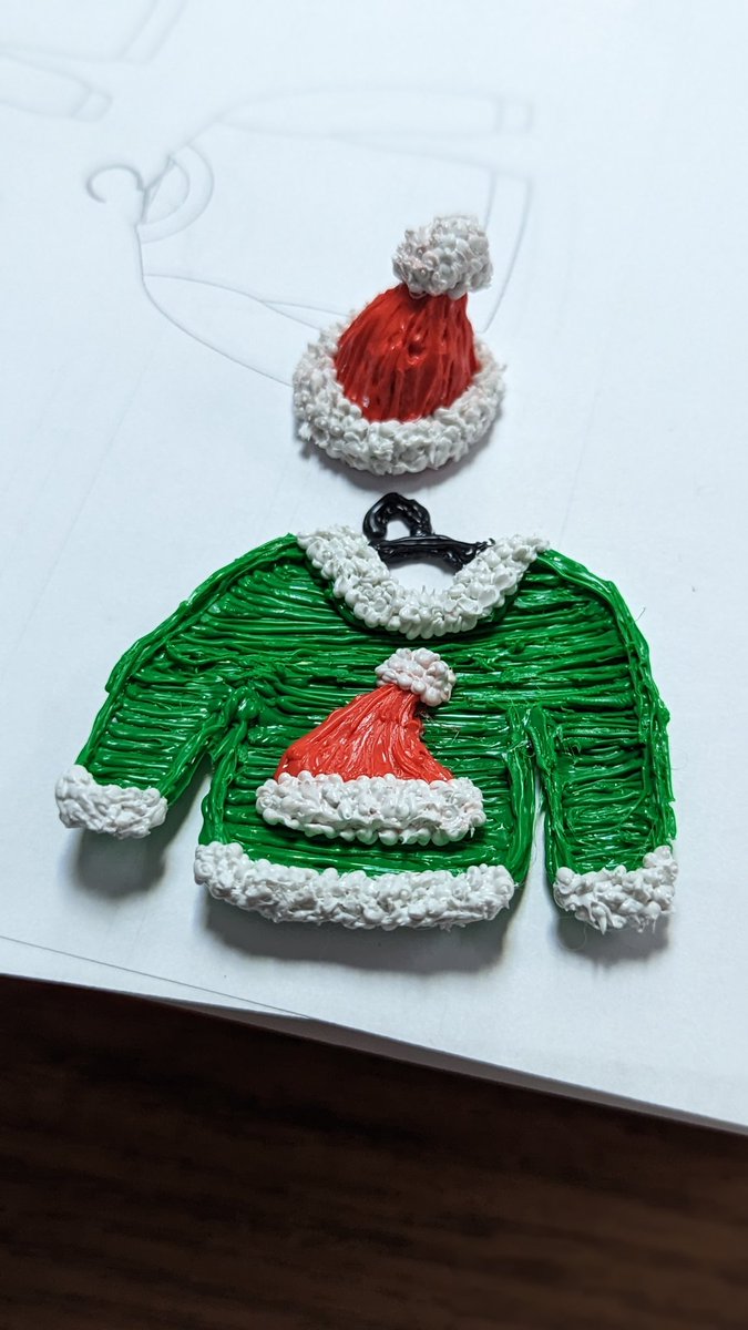 ESalie13's tweet photo. Did the @3Doodler Ugly Sweater activity today w our 3D pens. I would say they turned out great! #bpsne #prideofLL #ilovepublicschools #teamBPS #bpsprojectstem @LLawrenceElem https://t.co/9UulaebadO