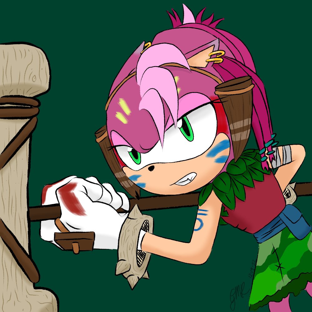 Kurama_Maria's tweet photo. #ThornRose #SonicPrime #shatterverse #amyrose https://t.co/cLhKFDuHye
