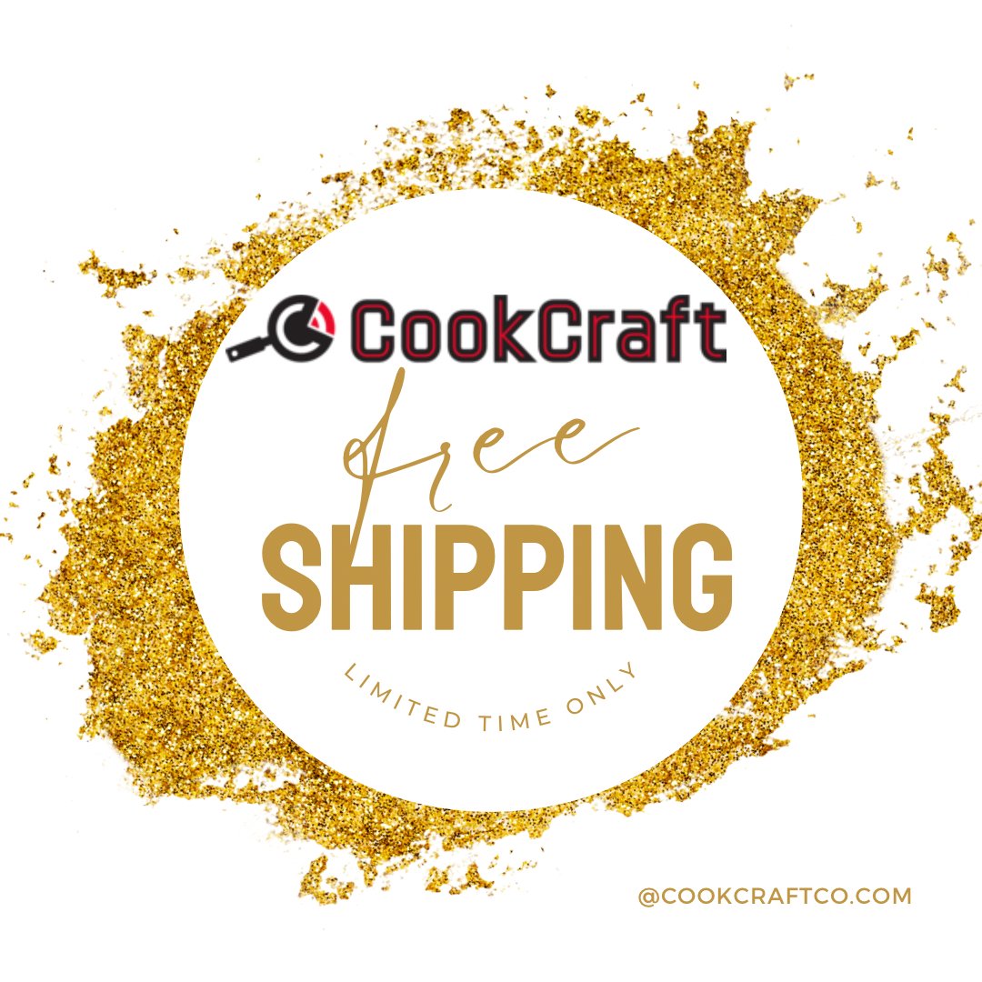 CookCraftCo's tweet photo. Free shipping ALL. MONTH. LONG!
Only at @cookcraftco.com https://t.co/3iIhEJL2dh
