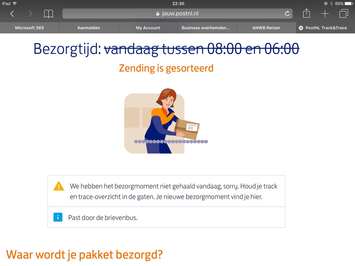 Sorry, lieve vrienden en familie. De kerstkaarten komen iets later dit jaar: ze zijn vandaag wéér niet bezorgd. Ze worden voor de derde keer gesorteerd volgens de App. Net als zaterdag en vrijdag... Ik snap het niet @postnl Het past gewoon door de brievenbus...?