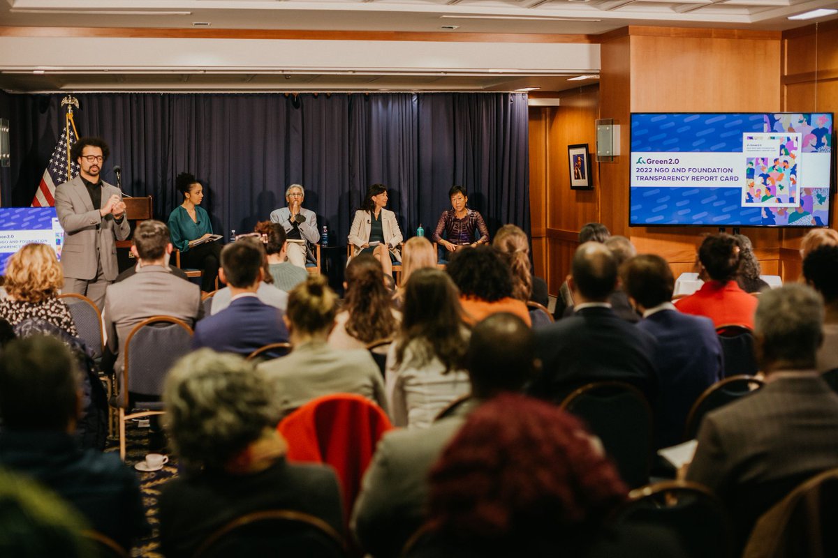 MariellaPuerto's tweet photo. What a privilege it was to participate in the release of Green 2.0's 2022 NGO and Foundation #TransparencyReportCard on the state of #diversity in the environmental field. Report (with video narrated by @rosariodawson) can be found here: https://t.co/3vBlkwkBHv @DiverseGreen https://t.co/wcCdt239uj