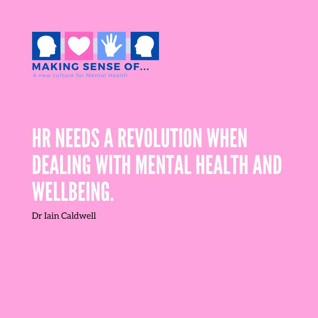 Applying a sticking plaster with a hammer! 
Physical health and mental health should have equity in the workplace, but they are not the same and require different approaches, support and care.

lnkd.in/eDVTBxYS

#MentalWealth #HR #Communityship #wellbeing #embodied