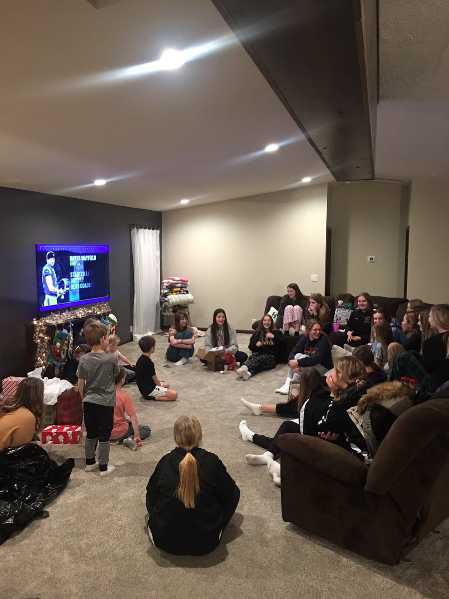 Had our Christmas party tonight and had a blast hanging out exchanging our secret Santa gifts. Love spending family time together #panthernation #familyforlife
